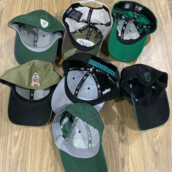 Bundle of Jets Hats NFL - Picture 3 of 11